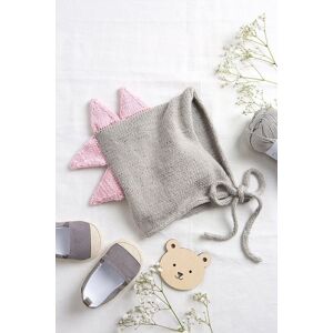 Wool Couture Baby Dinosaur Bonnet Knitting Kit in Grey Grey Wool Couture Baby Dinosaur Bonnet Knitting Kit in Grey Grey