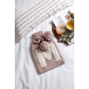Wool Couture Monogram Hot Water Bottle Cover Knitting Kit - Cheeky Chunky in Dusty Pink Dusty Pink Wool Couture Monogram Hot Water Bottle Cover Knitting Kit - Cheeky Chunky in Dusty Pink Dusty Pink
