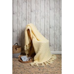 Wool Couture Herringbone Blanket Knitting Kit + Knitting Pocket Book - Silver Level in Cream Cream Wool Couture Herringbone Blanket Knitting Kit + Knitting Pocket Book - Silver Level in Cream Cream