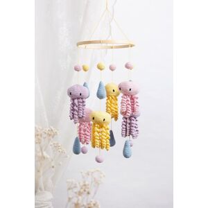 Wool Couture Jellyfish Baby Mobile Crochet Kit Multicolor Wool Couture Jellyfish Baby Mobile Crochet Kit Multicolor