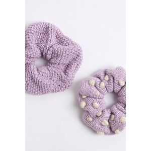 Wool Couture Cotton Scrunchies Set Knitting Kit in Lilac Lilac Wool Couture Cotton Scrunchies Set Knitting Kit in Lilac Lilac