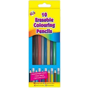 ArtBox Erasable Coloured Pencil (Pack of 10) Multicolor ArtBox Erasable Coloured Pencil (Pack of 10) Multicolor