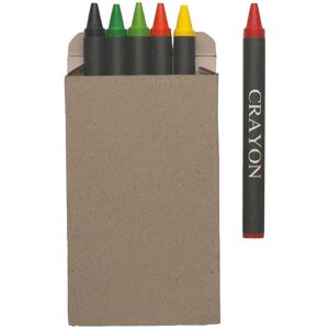 MidOcean Brabo Wax Based Crayon (Pack of 6) Multicolor MidOcean Brabo Wax Based Crayon (Pack of 6) Multicolor