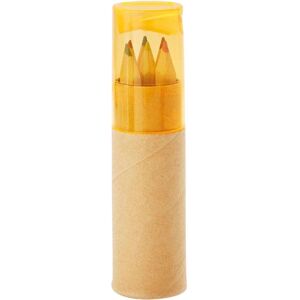 MidOcean Petit Lambut Coloured Pencil (Pack of 6) in Pale Orange Pale Orange MidOcean Petit Lambut Coloured Pencil (Pack of 6) in Pale Orange Pale Orange