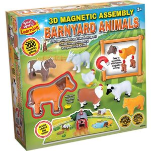 Small World Toys 3D Magnetic Assembly Barnyard Animals Size: 1 Pack Multicolor 1 Pack Small World Toys 3D Magnetic Assembly Barnyard Animals Size: 1 Pack Multicolor 1 Pack