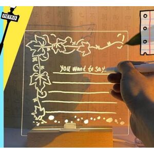 Obasyhig LED Erasable Drawing Board with 7 Pens in Yellow Size: Small Yellow S Obasyhig LED Erasable Drawing Board with 7 Pens in Yellow Size: Small Yellow S