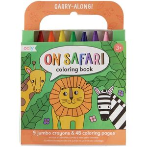 Ooly Carry Along Crayon & Colouring Book Set Safari Multicolor Ooly Carry Along Crayon & Colouring Book Set Safari Multicolor