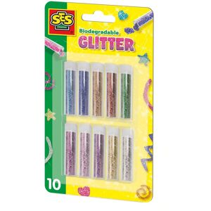 SES Creative Biodegradable glitter - 10 colours Size: 1 Pack Multicolor 1 Pack SES Creative Biodegradable glitter - 10 colours Size: 1 Pack Multicolor 1 Pack
