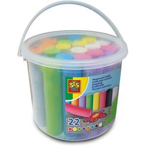 SES Creative Playground chalk 22pcs bucket Size: 1 Pack Multicolor 1 Pack SES Creative Playground chalk 22pcs bucket Size: 1 Pack Multicolor 1 Pack
