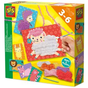 SES Creative 14043 Art/Craft Toy - Fluffy Animal Embroidery Set SES Creative 14043 Art/Craft Toy - Fluffy Animal Embroidery Set