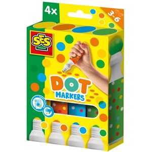 SES Creative Dot Markers - 4 Colours XXL Size: 1 Pack Multicolor 1 Pack SES Creative Dot Markers - 4 Colours XXL Size: 1 Pack Multicolor 1 Pack