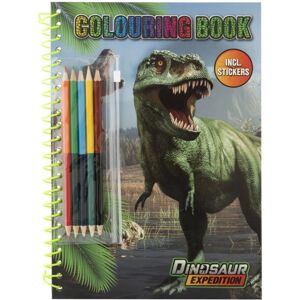 Totum Dino Colouring Book A4, 30 Sheets & 5 Pencils in Green Size: 1 Pack Green 1 Pack Totum Dino Colouring Book A4, 30 Sheets & 5 Pencils in Green Size: 1 Pack Green 1 Pack