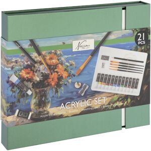 Nassau Artist Color & Craft Set - 21 Pcs. Nassau Artist Color & Craft Set - 21 Pcs.