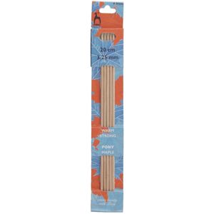 Groves & Thames MAPLE DE KP 20CMX3.2 - Knitting Pins: Double-Ended: Set of Five: Maple: 20cm x 3.25mm - Pony in Blue Blue Groves & Thames MAPLE DE KP 20CMX3.2 - Knitting Pins: Double-Ended: Set of Five: Maple: 20cm x 3.25mm - Pony in Blue Blue
