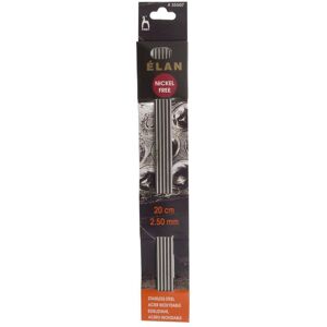 Groves & Thames S/S KP DE 20CMX2.50 - Knitting Pins: Double-Ended: Set of Five: Stainless Steel: Elan: 20cm x 2.50mm - Pony Multicolor Groves & Thames S/S KP DE 20CMX2.50 - Knitting Pins: Double-Ended: Set of Five: Stainless Steel: Elan: 20cm x 2.50mm - Pony Multicolor