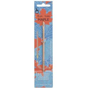 Groves & Thames MPLE I-C/HK 15CMX5.00 - Crochet Hook: Interchangeable: Maple: 15cm x 5.00mm - Pony Multicolor Groves & Thames MPLE I-C/HK 15CMX5.00 - Crochet Hook: Interchangeable: Maple: 15cm x 5.00mm - Pony Multicolor