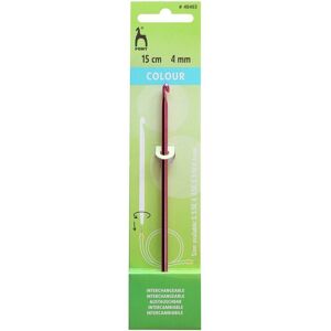 Groves & Thames CL C/HK AL 15CMX4.00 - Crochet Hook: Interchangeable: Red: 15cm x 4.00mm - Pony Multicolor Groves & Thames CL C/HK AL 15CMX4.00 - Crochet Hook: Interchangeable: Red: 15cm x 4.00mm - Pony Multicolor