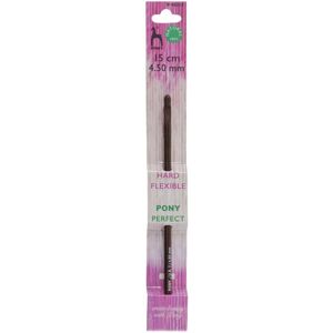 Groves & Thames PERFECT C/HOOK 4.50 - Crochet Hook: Perfect: 15cm x 4.50mm - Pony Multicolor Groves & Thames PERFECT C/HOOK 4.50 - Crochet Hook: Perfect: 15cm x 4.50mm - Pony Multicolor