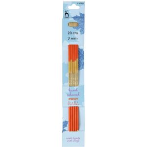 Groves & Thames FLR KP DE 20CMX3.00MM - Knitting Pins: Double-Ended: Set of Five: Flair: Hand Coloured: 20cm x 3.00mm - Pony Multicolor Groves & Thames FLR KP DE 20CMX3.00MM - Knitting Pins: Double-Ended: Set of Five: Flair: Hand Coloured: 20cm x 3.00mm - Pony Multicolor