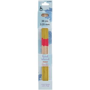 Groves & Thames FLR KP DE 20CMX3.25MM - Knitting Pins: Double-Ended: Set of Five: Flair: Hand Coloured: 20cm x 3.25mm - Pony Multicolor Groves & Thames FLR KP DE 20CMX3.25MM - Knitting Pins: Double-Ended: Set of Five: Flair: Hand Coloured: 20cm x 3.25mm - Pony Multicolor