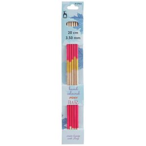 Groves & Thames FLR KP DE 20CMX3.50MM - Knitting Pins: Double-Ended: Set of Five: Flair: Hand Coloured: 20cm x 3.50mm - Pony Multicolor Groves & Thames FLR KP DE 20CMX3.50MM - Knitting Pins: Double-Ended: Set of Five: Flair: Hand Coloured: 20cm x 3.50mm - Pony Multicolor
