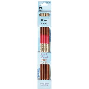 Groves & Thames FLR KP DE 20CMX4.00MM - Knitting Pins: Double-Ended: Set of Five: Flair: Hand Coloured: 20cm x 4.00mm - Pony Multicolor Groves & Thames FLR KP DE 20CMX4.00MM - Knitting Pins: Double-Ended: Set of Five: Flair: Hand Coloured: 20cm x 4.00mm - Pony Multicolor