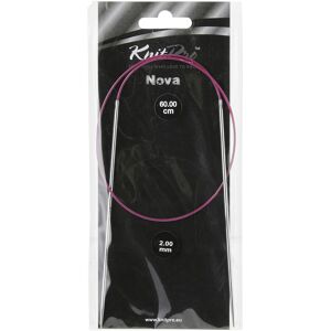 Groves & Thames NOVA FC 60X2 - Nova Metal: Knitting Pins: Circular: Fixed: 60cm x 2.00mm - KnitPro in Blue Blue Groves & Thames NOVA FC 60X2 - Nova Metal: Knitting Pins: Circular: Fixed: 60cm x 2.00mm - KnitPro in Blue Blue
