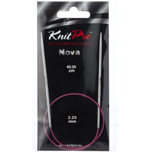 Groves & Thames NOVA FC 40X2.25 - Nova Metal: Knitting Pins: Circular: Fixed: 40cm x 2.25mm - KnitPro in White White Groves & Thames NOVA FC 40X2.25 - Nova Metal: Knitting Pins: Circular: Fixed: 40cm x 2.25mm - KnitPro in White White