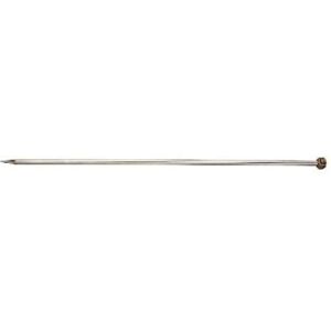Groves & Thames Nova Metal: Knitting Pins: Single-Ended: 30cm x 3.25mm in Silver Silver Groves & Thames Nova Metal: Knitting Pins: Single-Ended: 30cm x 3.25mm in Silver Silver
