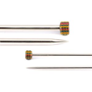 Groves & Thames NOVA SP 15X4.5 - Nova Metal: Knitting Pins: Single-Ended: 15cm x 4.50mm - KnitPro in Clear Clear Groves & Thames NOVA SP 15X4.5 - Nova Metal: Knitting Pins: Single-Ended: 15cm x 4.50mm - KnitPro in Clear Clear