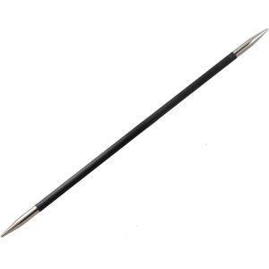 Groves & Thames Karbonz: Knitting Pins: Double-Ended: Set of Five: 15cm x 3.50mm in Black Black Groves & Thames Karbonz: Knitting Pins: Double-Ended: Set of Five: 15cm x 3.50mm in Black Black
