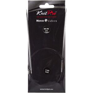 Groves & Thames NOVA C FC 80X3 - Nova Cubics: Knitting Pins: Circular: Fixed: 80cm x 3.00mm - KnitPro Multicolor Groves & Thames NOVA C FC 80X3 - Nova Cubics: Knitting Pins: Circular: Fixed: 80cm x 3.00mm - KnitPro Multicolor