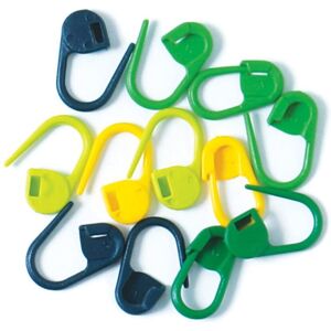 Groves & Thames L/STITCH MARKERS PK30 - Locking Stitch Markers: Plastic: 30 Pieces - KnitPro in Blue Blue Groves & Thames L/STITCH MARKERS PK30 - Locking Stitch Markers: Plastic: 30 Pieces - KnitPro in Blue Blue
