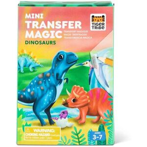 Tiger Tribe Mini Transfer Magic (Dinosaurs) - Dinosaur Craft Box Set For Kids Multicolor Tiger Tribe Mini Transfer Magic (Dinosaurs) - Dinosaur Craft Box Set For Kids Multicolor