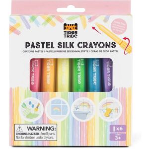 Tiger Tribe Pastel Silk Crayons - 6pc Twistable Crayon Set Multicolor Tiger Tribe Pastel Silk Crayons - 6pc Twistable Crayon Set Multicolor