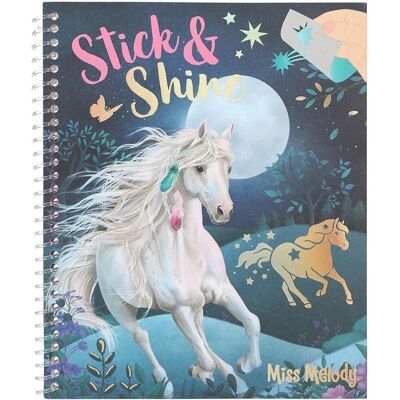TOPModel Miss Melody Colouring Book Stick & Shine Multicolor TOPModel Miss Melody Colouring Book Stick & Shine Multicolor