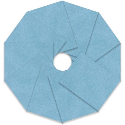 Trimits Baby Blue Felt - 10 Pack - Sewing & Crafting - 23x30cm Trimits Baby Blue Felt - 10 Pack - Sewing & Crafting - 23x30cm