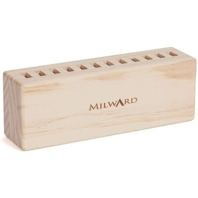 Milward SCISSOR HOLDER - Display Stand: Woodblock: Scissor Multicolor Milward SCISSOR HOLDER - Display Stand: Woodblock: Scissor Multicolor