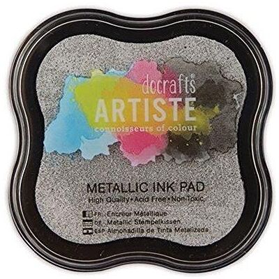 Papermania Metallic Ink Pad - Silver Multicolor Papermania Metallic Ink Pad - Silver Multicolor