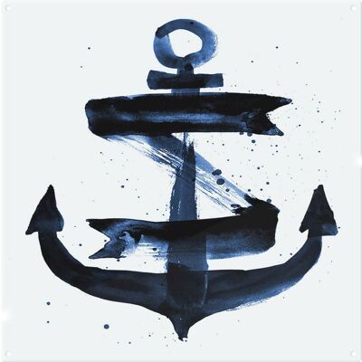 Benjamin Tate Design Watercolour Anchor Splash Back in Natural Natural Benjamin Tate Design Watercolour Anchor Splash Back in Natural Natural