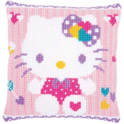 Vervaco Hello Kitty Pastel Cross-stitch Cushion - Cross-stitch set Vervaco Hello Kitty Pastel Cross-stitch Cushion - Cross-stitch set