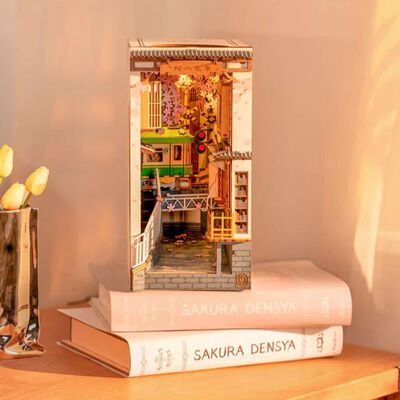 Menkind Sakura Densya Street Book Nook Kit Multicolor Menkind Sakura Densya Street Book Nook Kit Multicolor