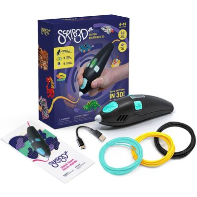 Scrib3D 3D Pen for kids crafting Junior Scribble Pen Set Multicolor Scrib3D 3D Pen for kids crafting Junior Scribble Pen Set Multicolor
