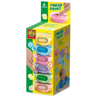 SES Creative Fingerpaint Pastel 6 Colours 45mL Size: 1 Pack Multicolor 1 Pack SES Creative Fingerpaint Pastel 6 Colours 45mL Size: 1 Pack Multicolor 1 Pack