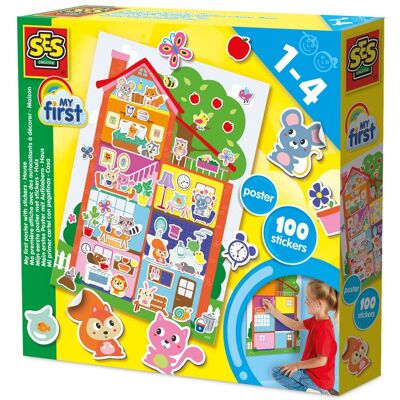SES Creative My First Poster With Stickers House Size: 1 Pack Multicolor 1 Pack SES Creative My First Poster With Stickers House Size: 1 Pack Multicolor 1 Pack