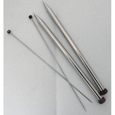 KnitPro Nova Metal Light Gray 25cm 10mm Knitting Needles - Knitting Needles KnitPro Nova Metal Light Gray 25cm 10mm Knitting Needles - Knitting Needles