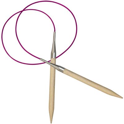KnitPro Basix Birch Knitting Needles - 120cm - Light Brown KnitPro Basix Birch Knitting Needles - 120cm - Light Brown
