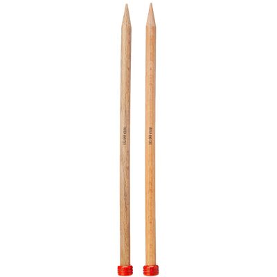 KnitPro Basix Birch Knitting Needles - 25cm 10mm KnitPro Basix Birch Knitting Needles - 25cm 10mm