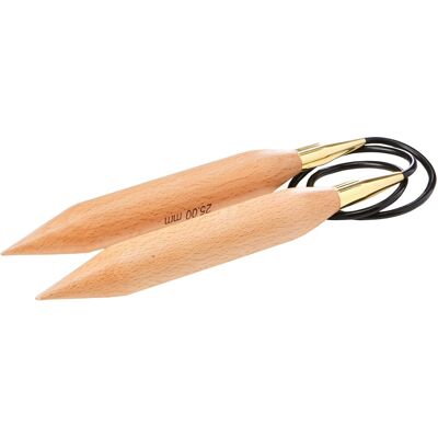 KnitPro US50 - Light Wood Knitting Needle - 80cm, 25mm - Knitting Needle KnitPro US50 - Light Wood Knitting Needle - 80cm, 25mm - Knitting Needle