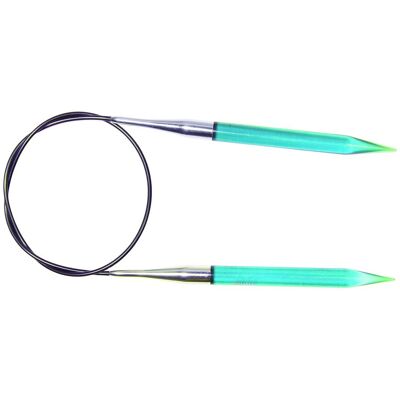 KnitPro Trendz Rundstickor Akryl - Turquoise - 120cm - Knitting Needles KnitPro Trendz Rundstickor Akryl - Turquoise - 120cm - Knitting Needles